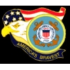 US COAST GUARD AMERICAS BRAVEST PIN